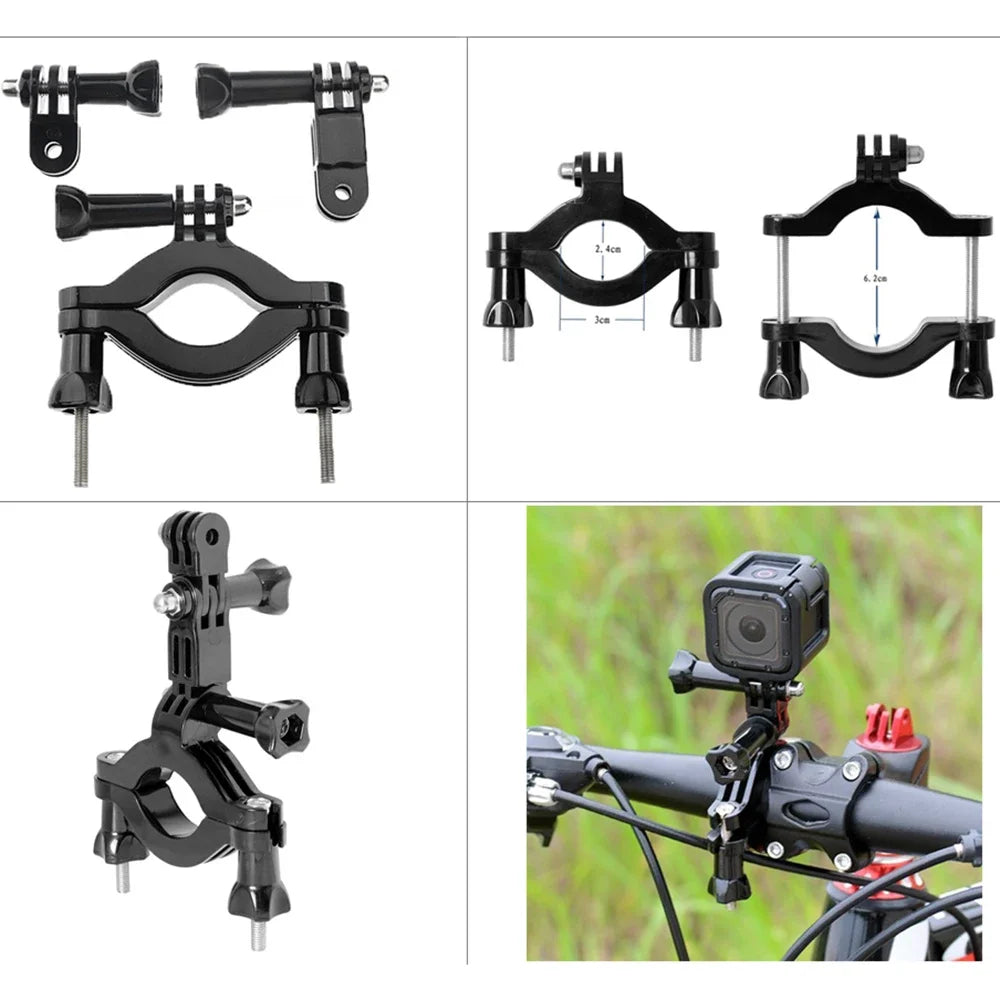 FF24.8-34.8 Optional Bike Motorbike Mount for GoPro Hero Accessories for Xiaomi Yi for Sjcam for DJI Suction Cup Car Mount