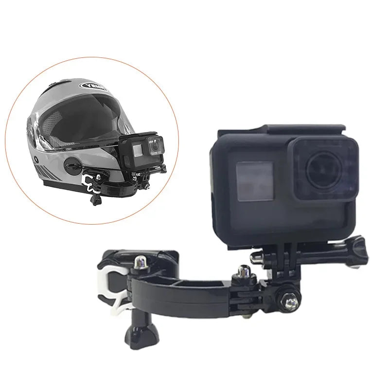 FF16.8-24.8 Action Camera Motorcycle Mount Riding Belt Head Accessory Adjustable Base Helmet Mount for GoPro Xiaomi EKEN Dji