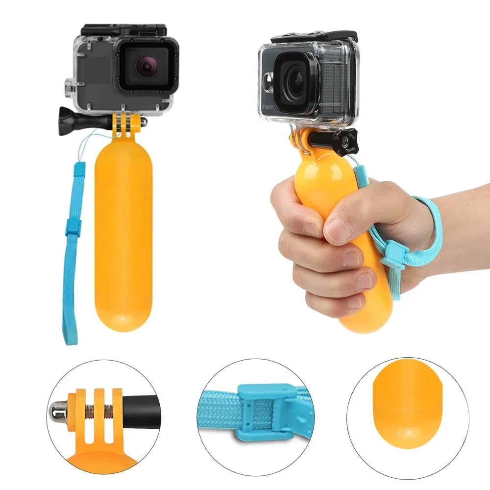 FF49.8 Action camera Universal Action Camera Accessory for GoPro Hero Black for Xiaomi Yi Lite 4K+ for Sjcam for Eken H9