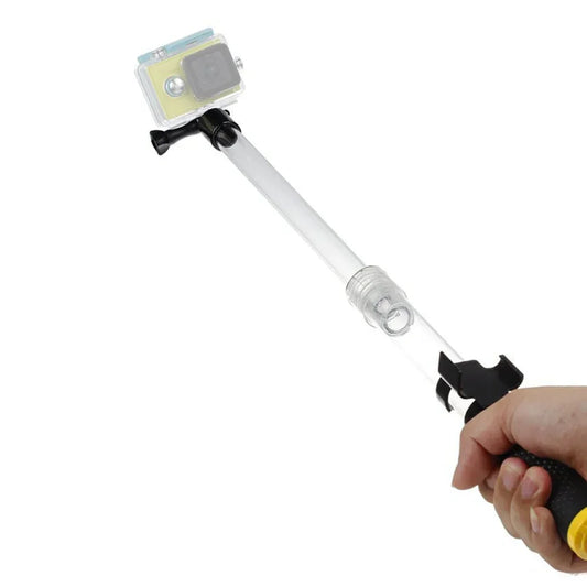 FF19.8 Adjustable Telescopic Transparent Waterproof for GoPro Hero Monopod Selfie Stick