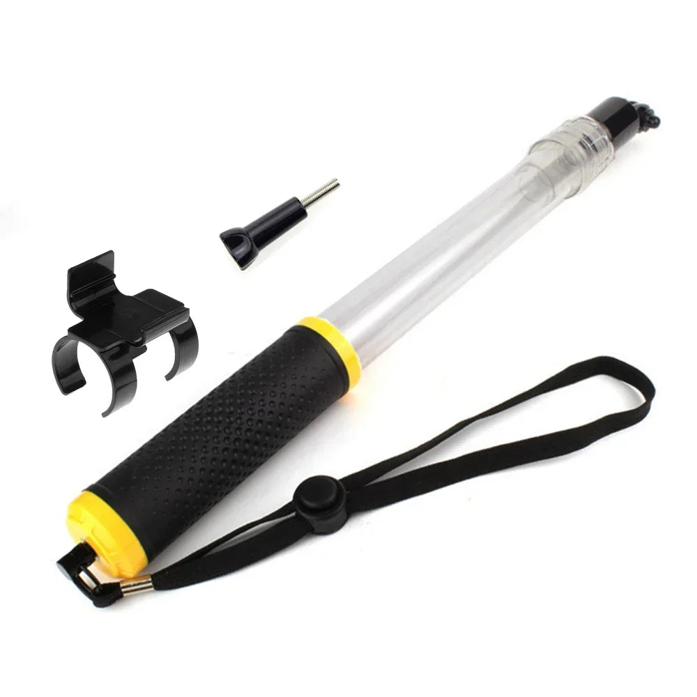 FF19.8 Adjustable Telescopic Transparent Waterproof for GoPro Hero Monopod Selfie Stick