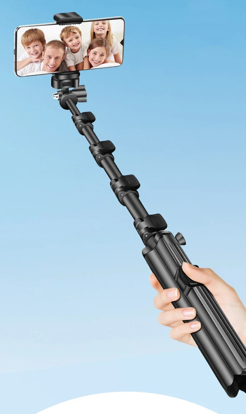 FF150 Aluminum alloy camera tripod monopod mobile phone selfie stick telescopic bracket