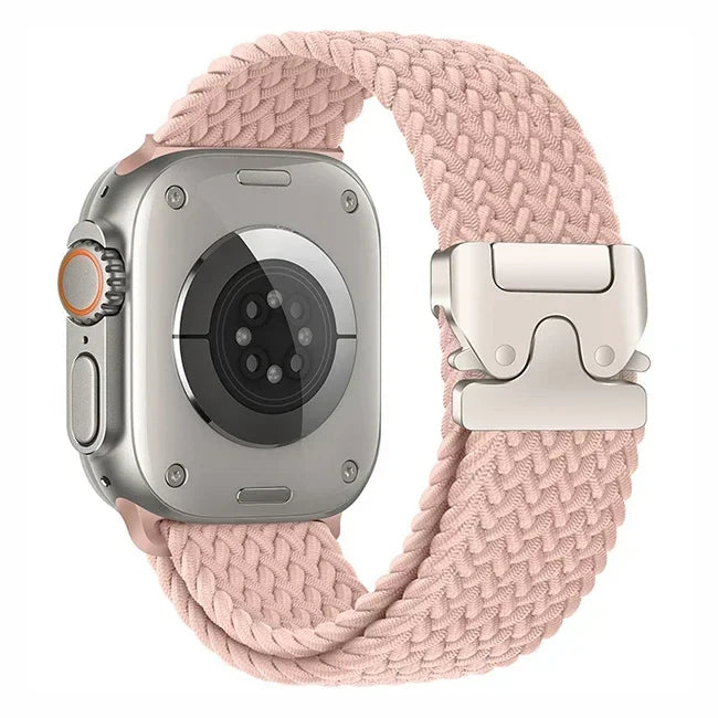 FF 13.8-15.8 Braided Solo Loop Strap For Apple watch Band 46mm 44mm 45mm 42mm 40mm 41mm Ultra 2 49mm Correa iwatch Series 10 9 8 7 6 SE 5 4