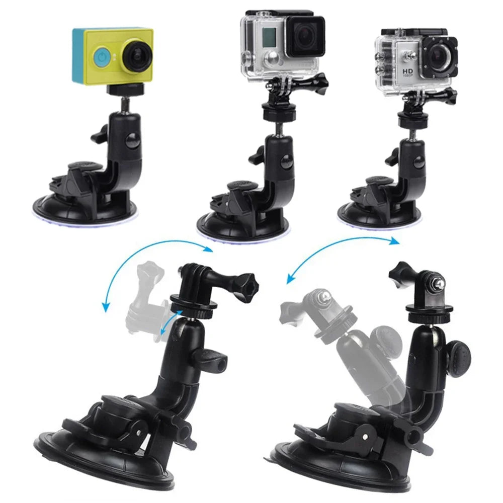 FF17.8 Extra powerful sucker for Gopro hero Car sucker bracket sucker for SJCAM for Xiaomi Sports camera