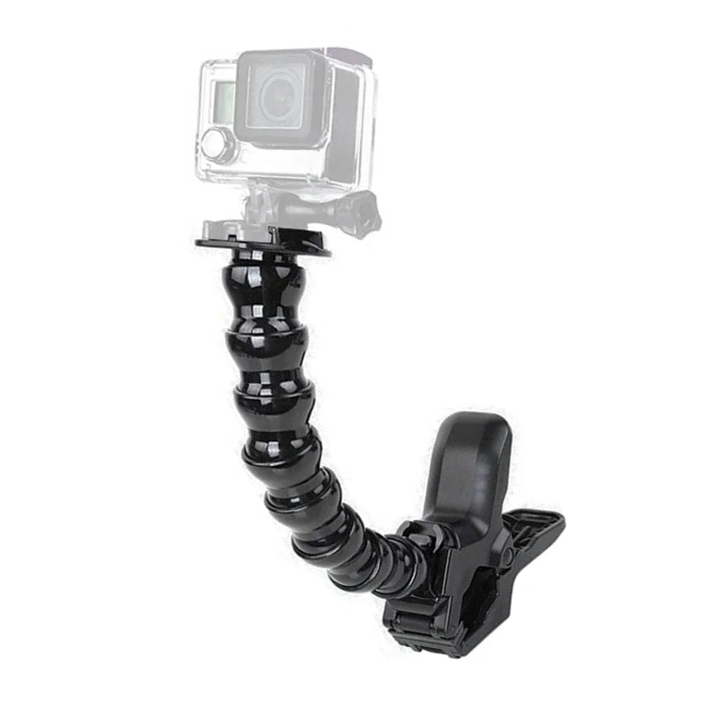 FF20.8 Flex Clamp for Gopro hero Accessories Mount Flexible tripod for SJCAM for Xiaoyi for Eken Adjustable Gooseneck Jaws