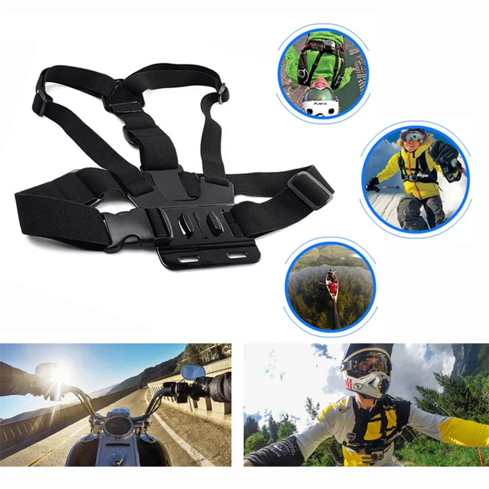 FF79.8 Kit bracket For Gopro hero Accessories Outdoor Riding Diving Parachute Skiing Extreme Sports for SJCAM Xiaoyi