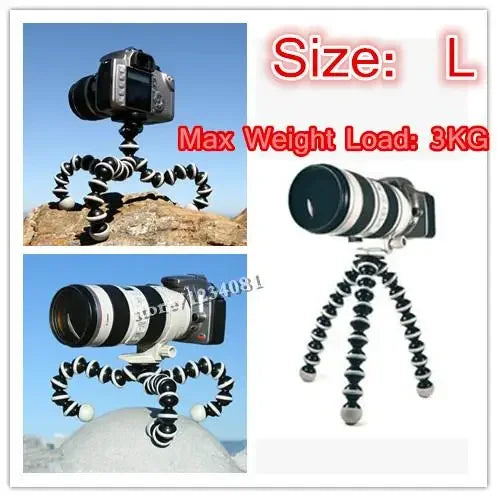 FF19.8 Large Flexible Grip Octopus Bubble Pod Monopod Flexible Leg Camera Holder Phone or camera holder