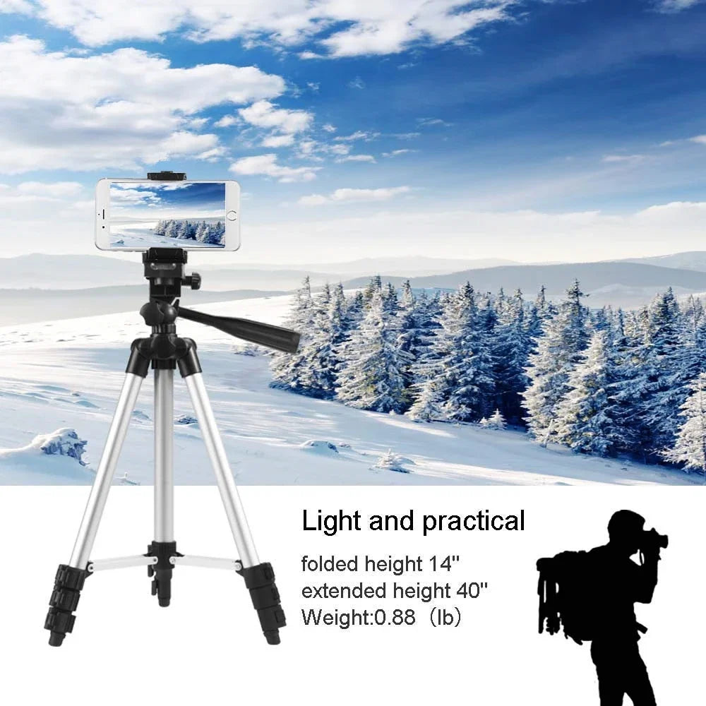 FF29.8 Multifunction Lightweight Tripod For iPhone For Gopro Compact Video Camera Travel Mobile Phone Stand Holder Tripode