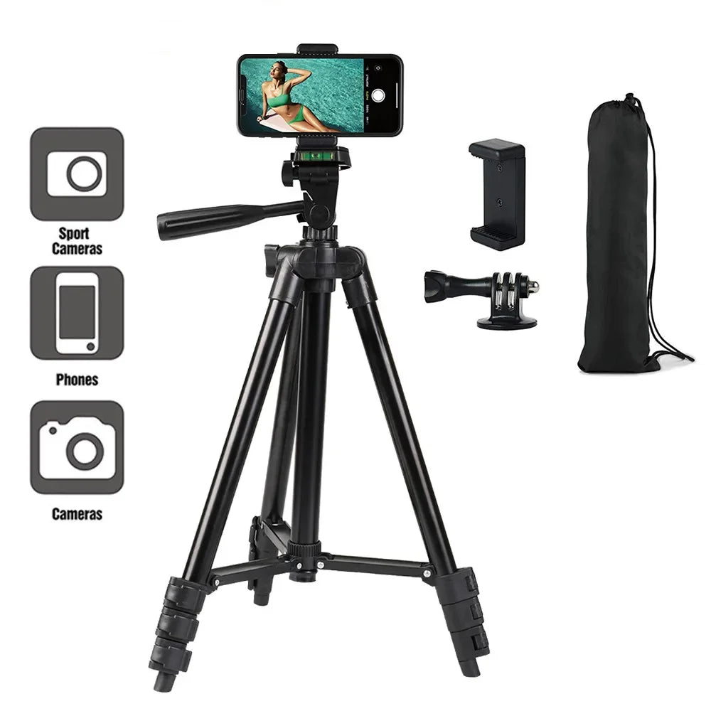 FF33.8 Multifunction Tripod For Mobile Tripod Camera Portable SLR Support Bluetooth Desktop Cam Stand Monopod Smartphone