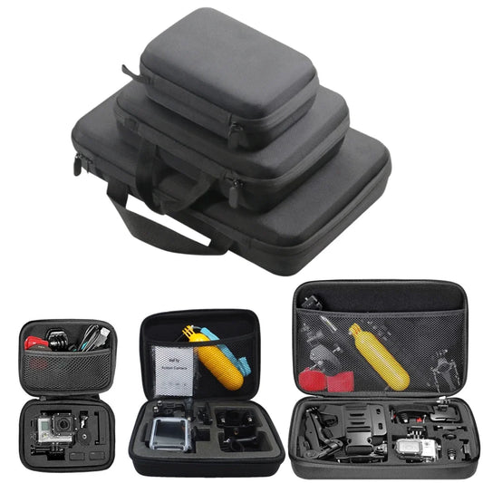 FF21.8-23.8-25.8 Portable Carry Case Small Medium Large Size Accessory Anti-shock Storage Bag For Gopro Hero Action Camera Tripod storage box