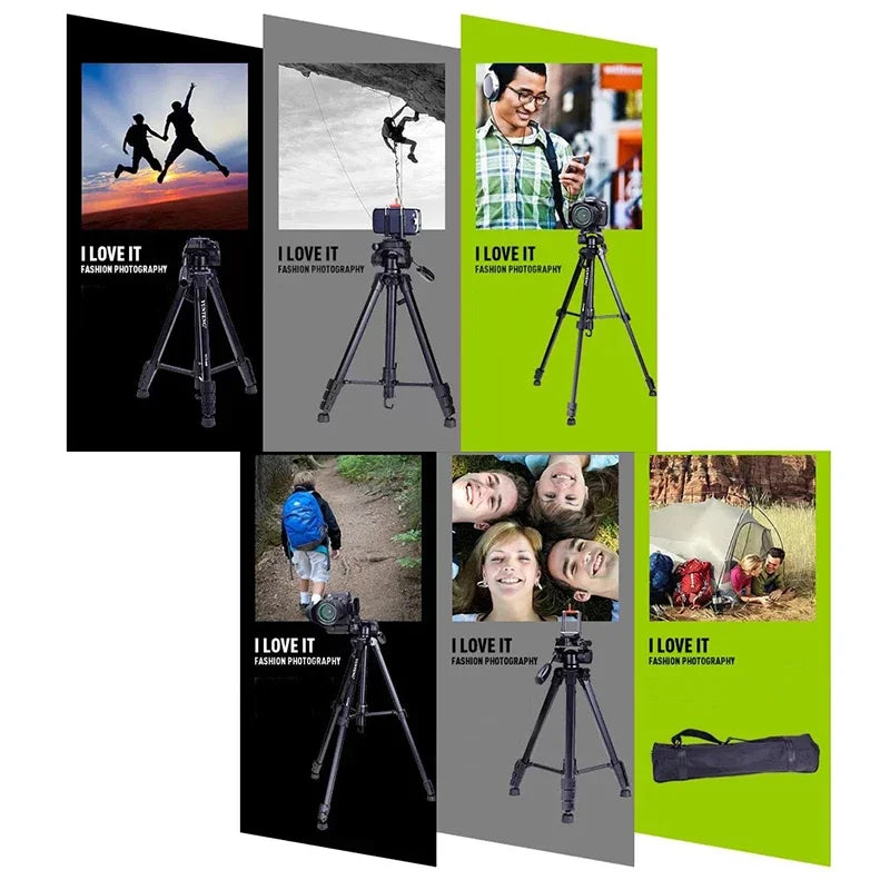 FF120-135  Camera Tripod for DSLR Cameras Camcorders Mini Projector Professional Video Tripod Horizontal Mount
