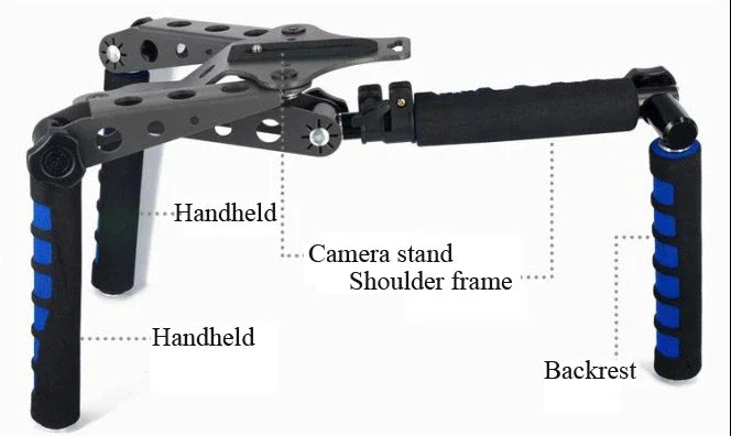 FF180 Multifunction Shoulder Holder Handheld Stabilizer SLR Camera Camera Support Photography Accessories