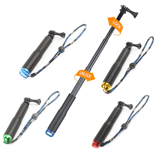 FF24.8 Selfie Sticks in monopod rod for Gopro hero Portable Handheld Accessories For SJCAM for Xiaomi for eken