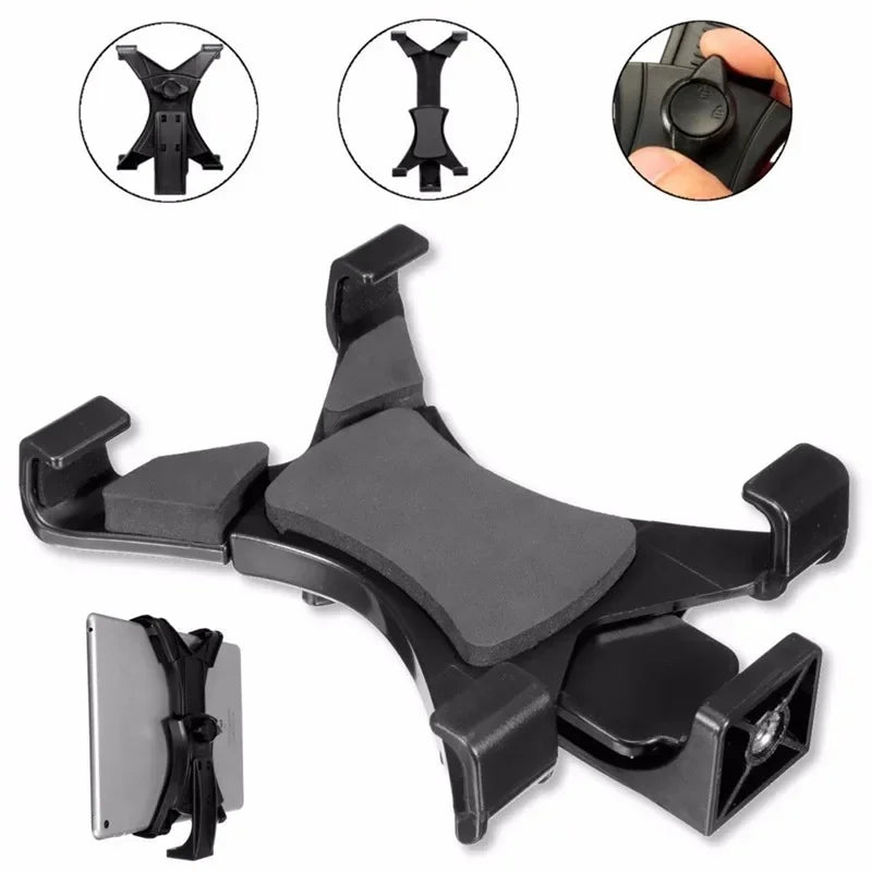 FF28.8-31.8-33.8 Tablet tripod monopod Mount Clamp With 1/4"Thread Adapter  for Ipad  or air or Pro Tablet Phone Bracket Holder