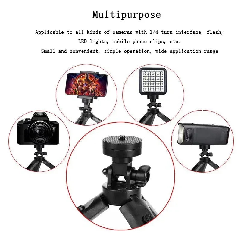 FF23.8 Universal Retractable Desktop Tripod Phone Holder For Live Broadcast / Portable Desk Live Stream Tripod Mobile Phone