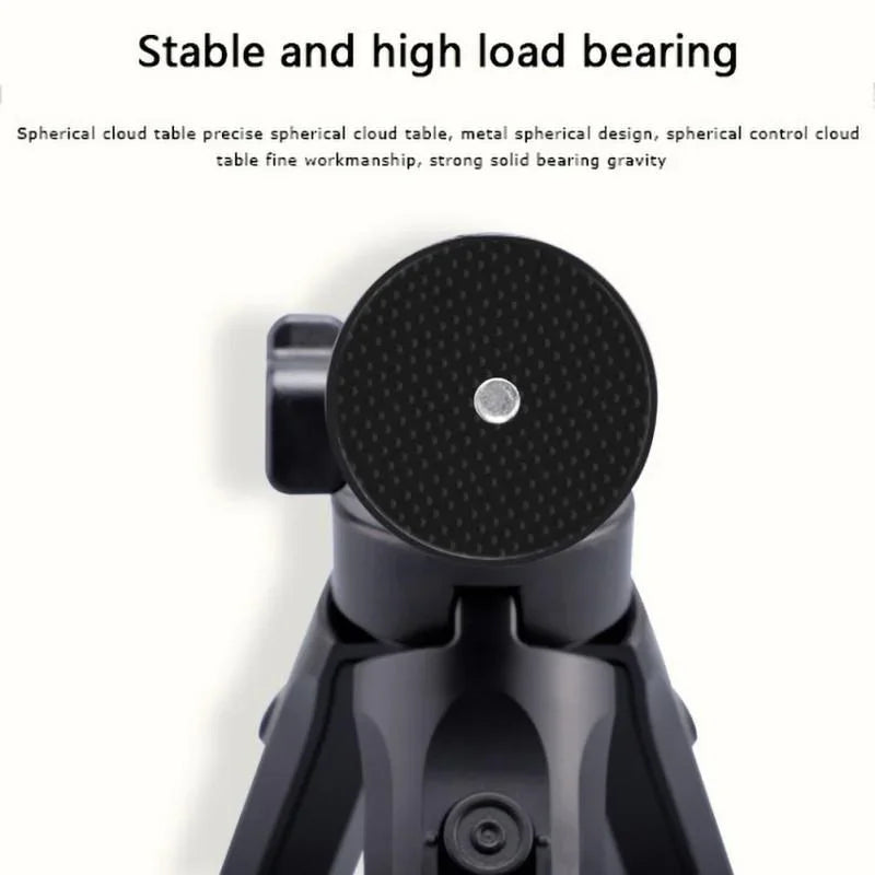 FF23.8 Universal Retractable Desktop Tripod Phone Holder For Live Broadcast / Portable Desk Live Stream Tripod Mobile Phone