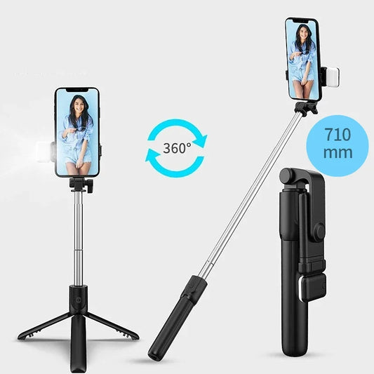 FF26.8-34.8Universal Tripod Retractable Desktop Phone Holder For Live Broadcast / Portable Desk Live Stream Tripod