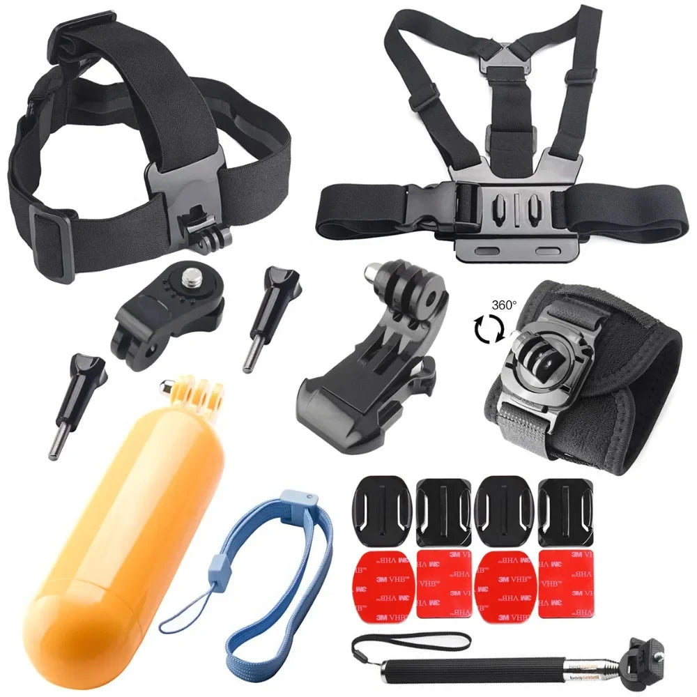 FF34.8 for Gopro Monopod Kit Set Tripod Chest Strap  Action camera Accessories